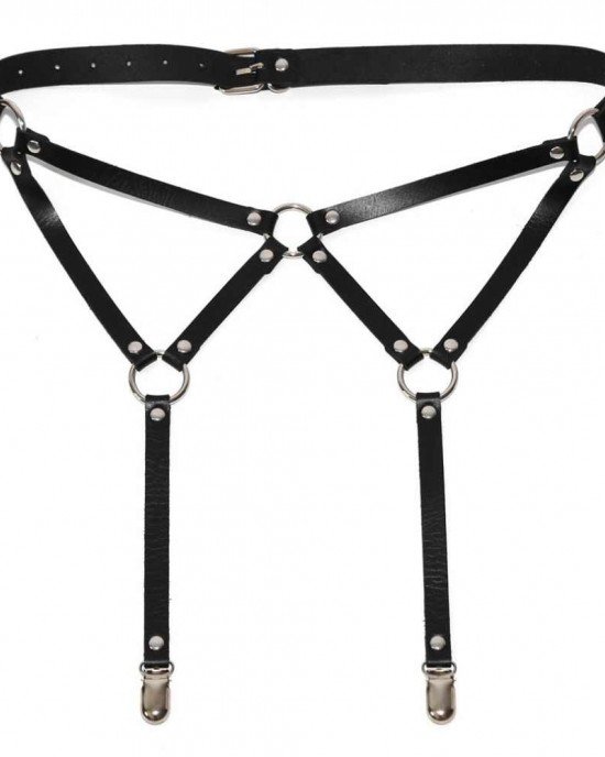 Leather Harness Cage belts