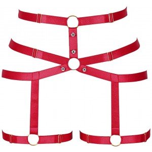 Leather Harness Cage belts