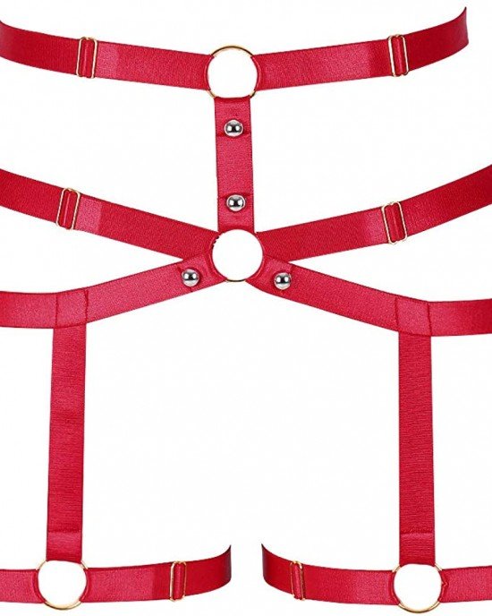 Leather Harness Cage belts