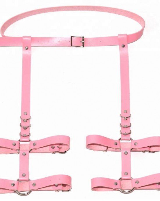 Leather Harness Cage belts