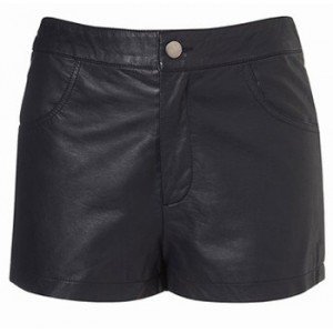 Leather Shorts Women 