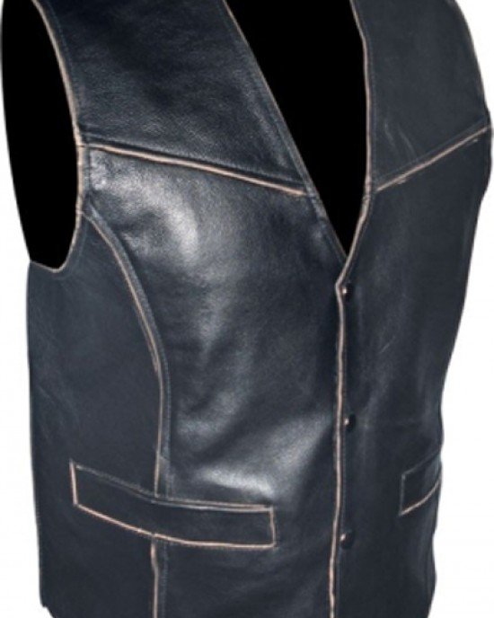 Leather Vest Mens