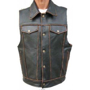 Leather Vest Mens