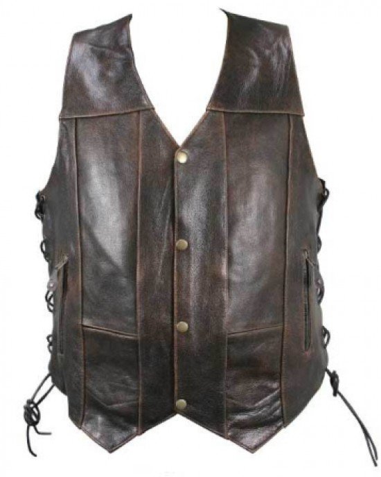 Leather Vest Mens