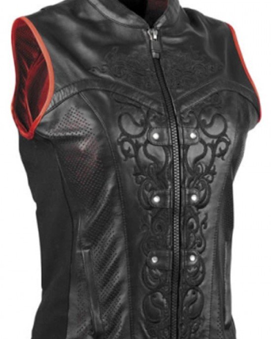 Leather Vest Women