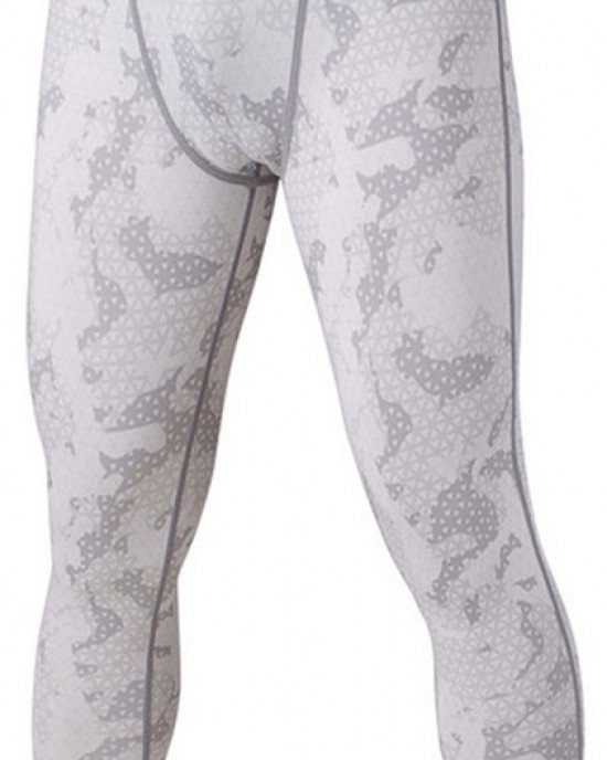 Gym Legging ( Half White )